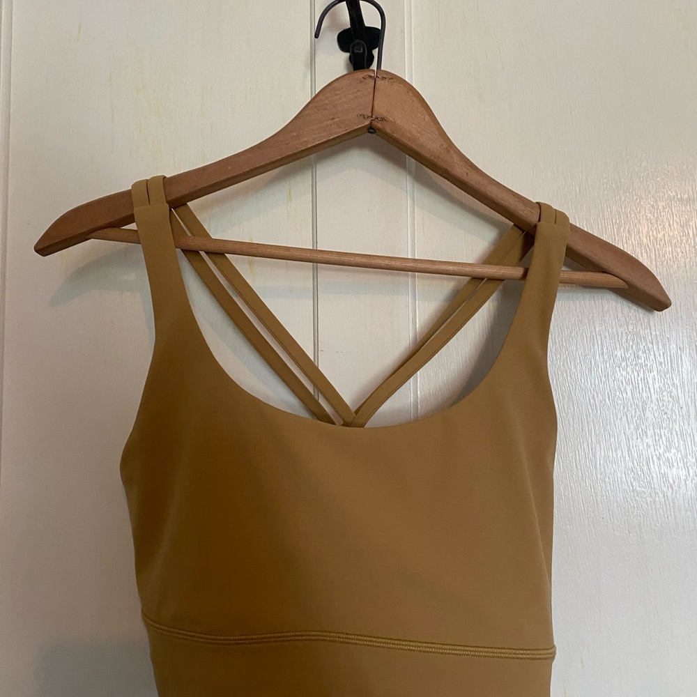 LULULEMON Energy Bra Long Line Sports Bra SIZE 12. Worn twice!